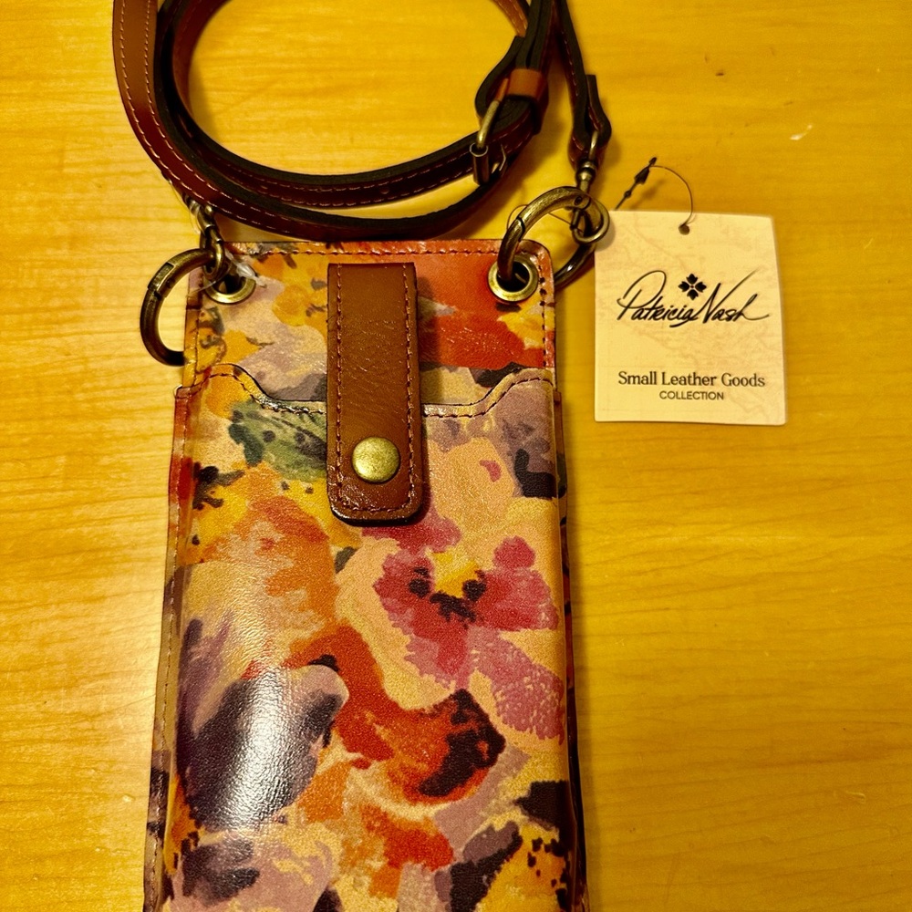 Patricia Nash Multicolor Leather Crossbody - Picture 2 of 10